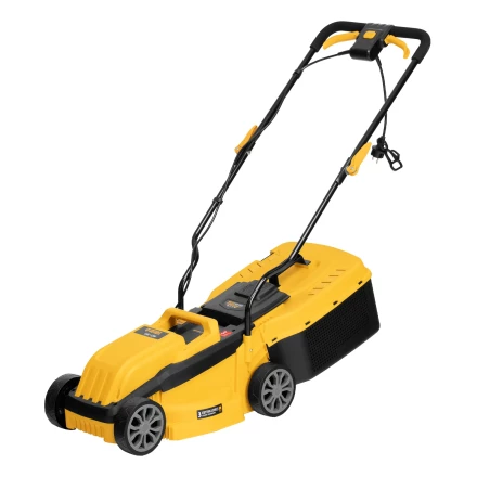 Газонокосилка электрическая GMC-1200, шир.,32см, 1200 Вт, 3 уров., травосб. 30 л// Denzel купить в Муравленко