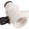 Коллектор ЗУБР "ШиреФит" сборный с вентилем"внутренняя резьба - штуцер с гайкой - штуцер с гайкой", 32мм-20мм-32мм 51517-32-20-32 купить в Муравленко