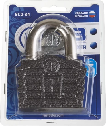 Замок навесной, дисковый механизм секрета, ВС2-34 37220-34 купить в Муравленко