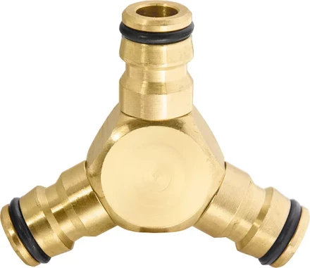 Тройник для разветвления или соединения штуцерный латунный PALISAD 66568 купить в Муравленко