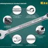 Наборы ключей комбинированных KRAFTOOL, Cr-V, DIN 3110, в EVA-ложементе 27079-H12E купить в Муравленко