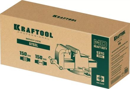 Тиски KRAFTOOL STEEL стальные 32701-150 купить в Муравленко