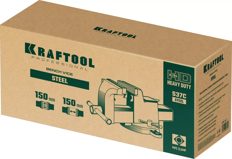 Тиски KRAFTOOL STEEL стальные 32701-150 купить в Муравленко