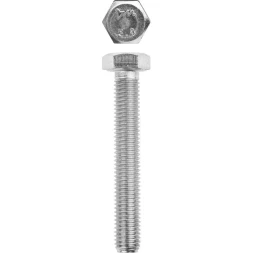 Болт ЗУБР &quot;МАСТЕР&quot; с шестигранной головкой, ГОСТ 7798-70, класс прочности 5.8, оцинкованный, M10x90мм, 5кг 303080-10-090