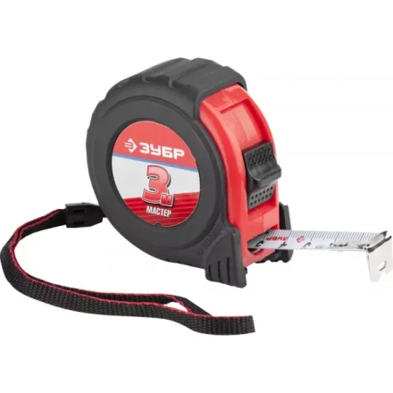 Рулетка ЗУБР &quot;МАСТЕР&quot;, обрезиненный корпус, 3мх19мм 34055-03-19_z01 купить в Муравленко