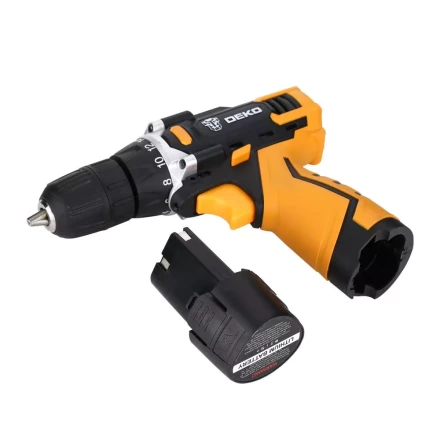 Дрель аккумуляторная DKCD12FU-Li DEKO + набор 104 инструмента для дома, 063-4112 купить в Муравленко