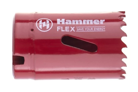 Коронка биметаллическая HAMMER Ф32х38мм 5/8&quot; BiMETALL (224-006) купить в Муравленко
