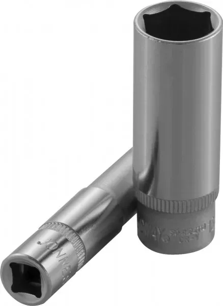 Головка торцевая шестигранная 1/4"М7 глубокая  S04НD2107 Jonnesway 48003 купить в Муравленко