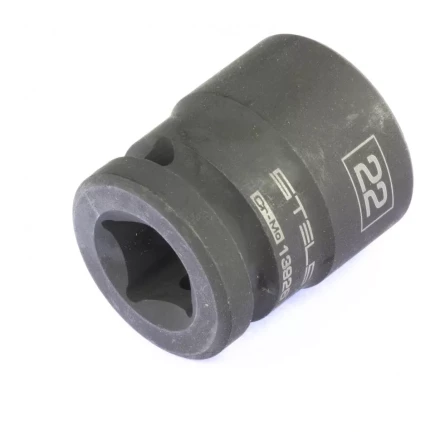 Головка ударная шестигранная 22 мм 1/2&quot; CrMo  Stels 13926 купить в Муравленко