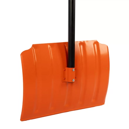 Лопата для уборки снега стальная Сибртех, 470х335х1335 мм, стальной черенок, Россия, 61656 купить в Муравленко