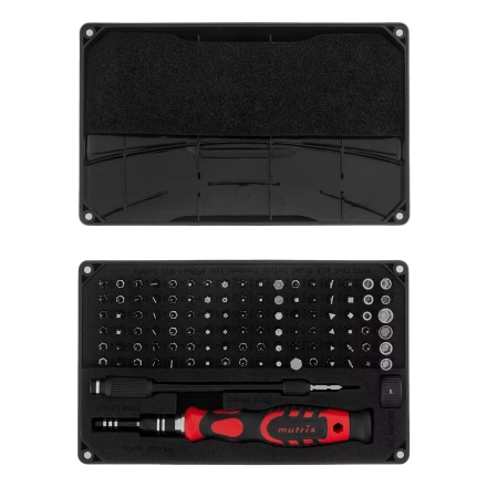 Набор для точных работ 107 в 1 Matrix, универсальный, сталь CrV, 13569 купить в Муравленко