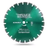 Алмазный сегментный диск MESSER-DIY диаметр 400мм для резки асфальта, свежего бетона и кирпича купить в Муравленко