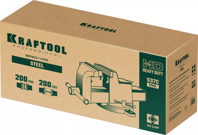 Тиски KRAFTOOL STEEL стальные 32701-200 купить в Муравленко