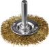 DEXX. Щетка дисковая для дрели, витая стальная латунированная проволока 0,3мм, 50мм 35110-050 купить в Муравленко