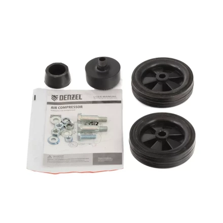 Компрессор воздушный DLC1300/24 безмасляный 1.3 кВт, 24 литра, 206 л/мин Denzel 58171 купить в Муравленко