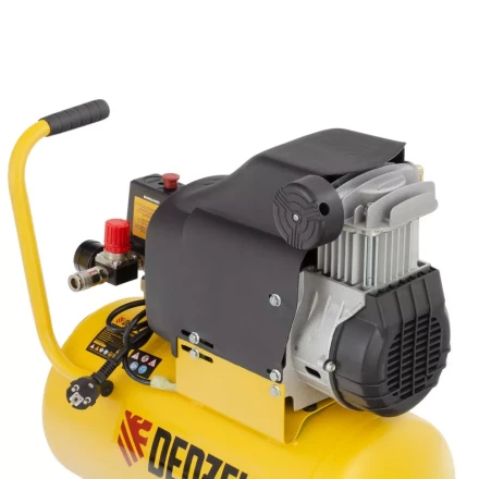 Компрессор воздушный DLC1300/24 безмасляный 1.3 кВт, 24 литра, 206 л/мин Denzel 58171 купить в Муравленко