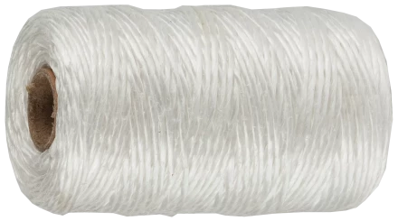 Шпагат ЗУБР d 1,8 мм 60 м 1200 текс 50 кгс белый полипропиленовый шпагат 50031-060 купить в Муравленко