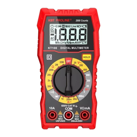 Мультиметр цифровой КВТ KT 108 с True RMS (86324) купить в Муравленко