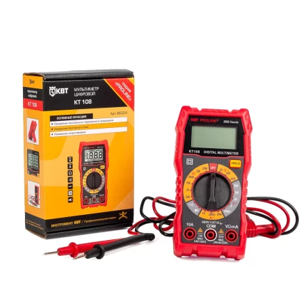 Мультиметр цифровой КВТ KT 108 с True RMS (86324) купить в Муравленко