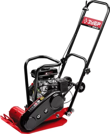ЗУБР 10 кН, 50 кг, бензиновая виброплита (ВПБ-10 Г) купить в Муравленко