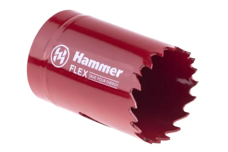 Коронка биметаллическая HAMMER Ф35х38мм 5/8" BiMETALL (224-007) купить в Муравленко
