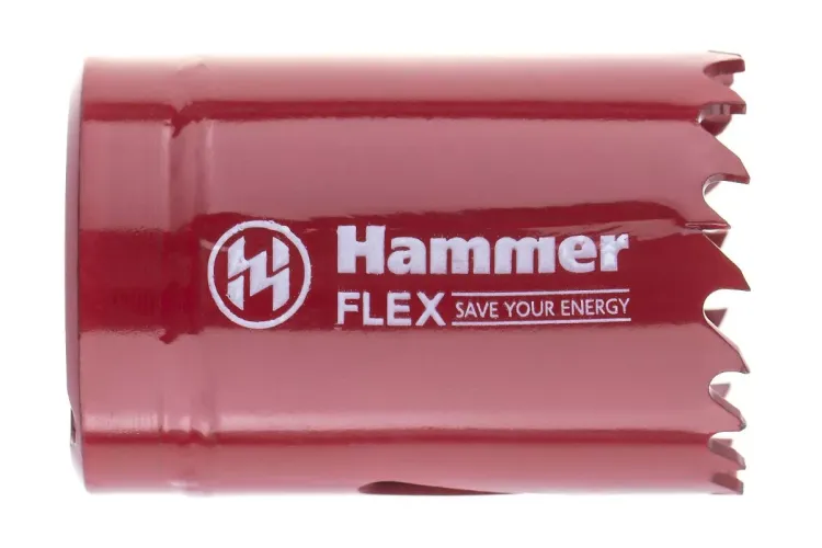 Коронка биметаллическая HAMMER Ф35х38мм 5/8" BiMETALL (224-007) купить в Муравленко