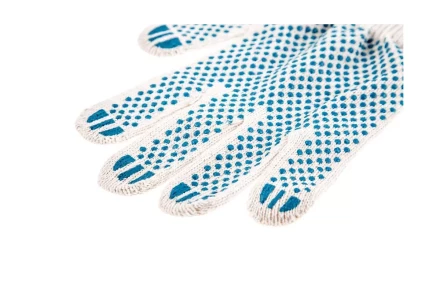 Перчатки ХБ 5 нитей с ПВХ HAMMER 230-031 купить в Муравленко