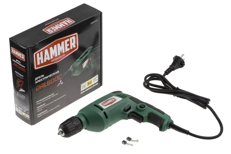 Дрель HAMMER DRL500С купить в Муравленко