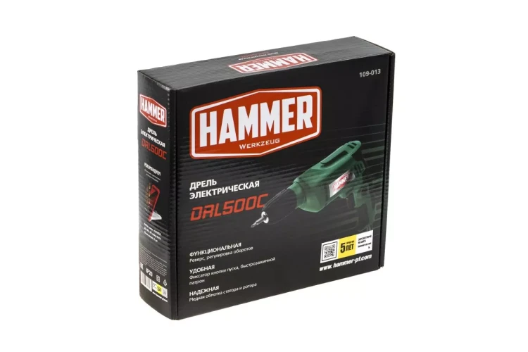 Дрель HAMMER DRL500С купить в Муравленко