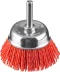 ЗУБР &quot;ПРОФЕССИОНАЛ&quot;. Щетка чашечная для дрели, нейлоновая проволока с абразивным покрытием, 50мм 35165-050_z02 купить в Муравленко
