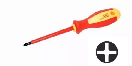 Отвертка диэл.крестовая PH№1х100мм,1000В,1/10/120 19696 купить в Муравленко
