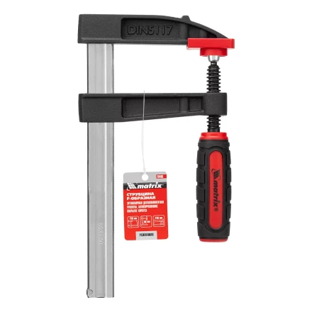 Струбцина F-образная Matrix, 150 х 80 х 230 мм, 20400 купить в Муравленко