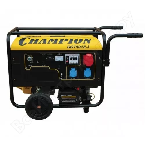 Генератор бензиновый CHAMPION GG7501E-3 купить в Муравленко