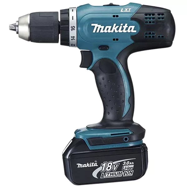 Дрель-шуруповерт аккумуляторная Makita DHP453RFE купить в Муравленко
