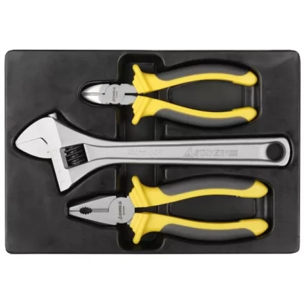 Набор STAYER Губцевые &quot;CHROMAX&quot; в пласт. боксе, 3 предмета 22703-H3 купить в Муравленко