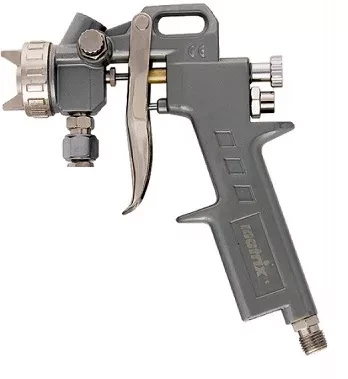 Пневматический краскопульт с нижним бачком V=0,75 л + сопла диаметром 1.2, 1.5 и 1.8 мм  MATRIX 57317 купить в Муравленко