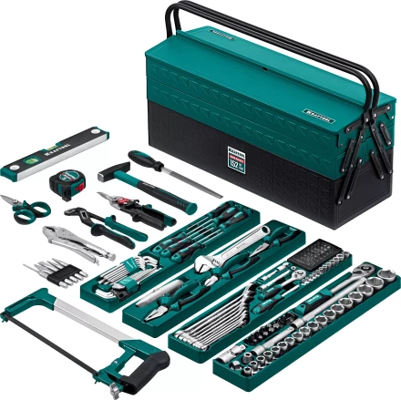 Универсальный набор инструмента в металлическом боксе, 152 предм. 27978-H152 купить в Муравленко