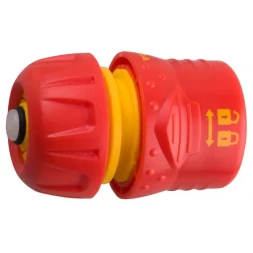 Соединитель GRINDA пластмассовый c автостопом и запирающим механизмом, 1/2&quot; 8-426331