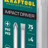 Биты для ударно-поворотных отверток KRAFTOOL 25552 купить в Муравленко