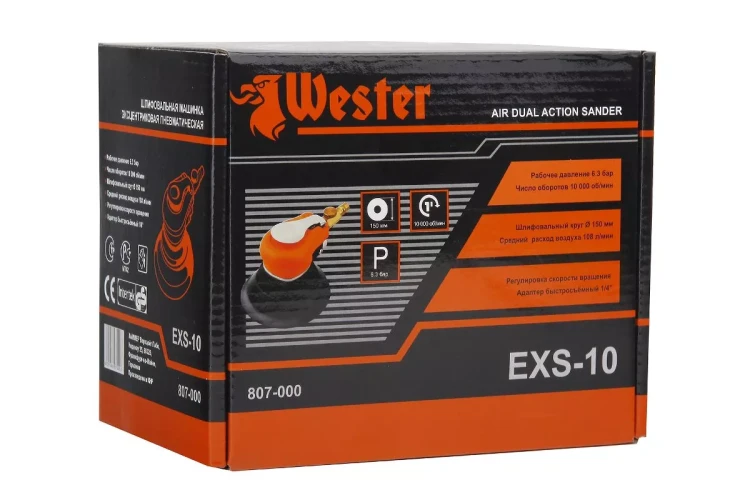Шлифмашинка орбитальная пневматическая WESTER EXS-10 купить в Муравленко