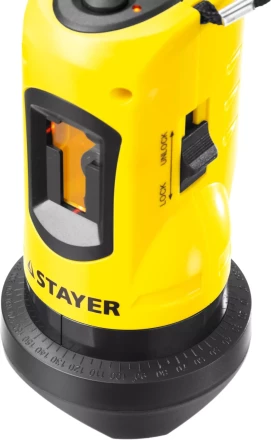 Нивелир лазерный линейный SLL-1, STAYER 34960, дальность 10м, точн. +/-0,5 мм/м 34960 купить в Муравленко