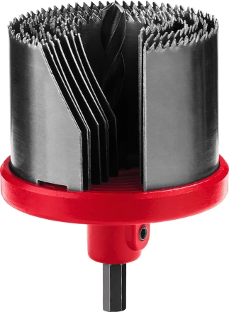 Пила сегментная наборная ЗУБР &quot;МАСТЕР&quot; по дереву, 7 полотен: 26-32-38-45-50-56-63х42 мм 29593-H7-42 купить в Муравленко