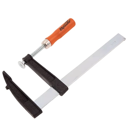 Струбцина F-образная Sparta, 200 х 80 х 260 мм, 204275 купить в Муравленко