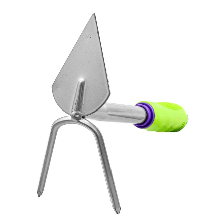 Мотыжка комбинированная 2-зубая Palisad, 85 х 190 х 275 мм, стальная, обрез. рукоятка, 630058 купить в Муравленко