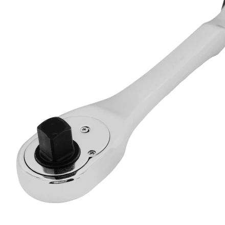 Ключ-трещотка 1/2&quot; Gross 14055, CrV, 90 зубьев, усиленный, хром купить в Муравленко