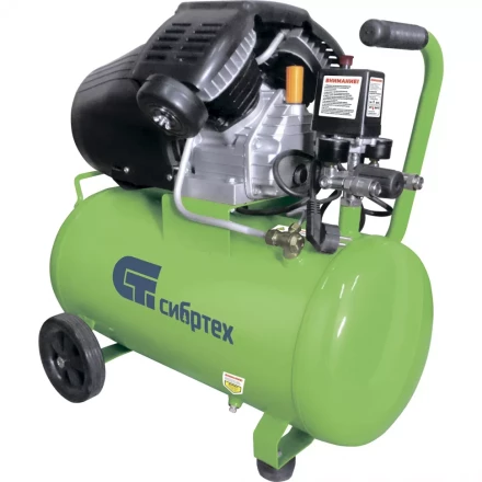 Компрессор масляный поршневой прямой привод Сибртех КК-2200/50  58040 купить в Муравленко