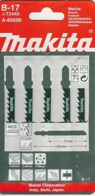 Пилки для лобзика Makita B-17 A-85690 купить в Муравленко