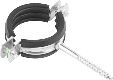 ЗУБР. Хомут трубный оцинкованный, с шурупом, 1 1/2", 50шт 37854-48-53-50 купить в Муравленко