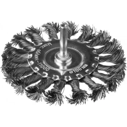 DEXX. Щетка дисковая для дрели, жгутированная стальная проволока 0,5мм, 100мм 35108-100 купить в Муравленко