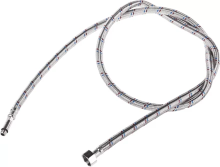 Подводка гибкая STAYER для воды, к смесителям, оплетка из нержавеющей стали, удлиненная, г/ш 1/2&quot;-1,5м 51017-150 купить в Муравленко